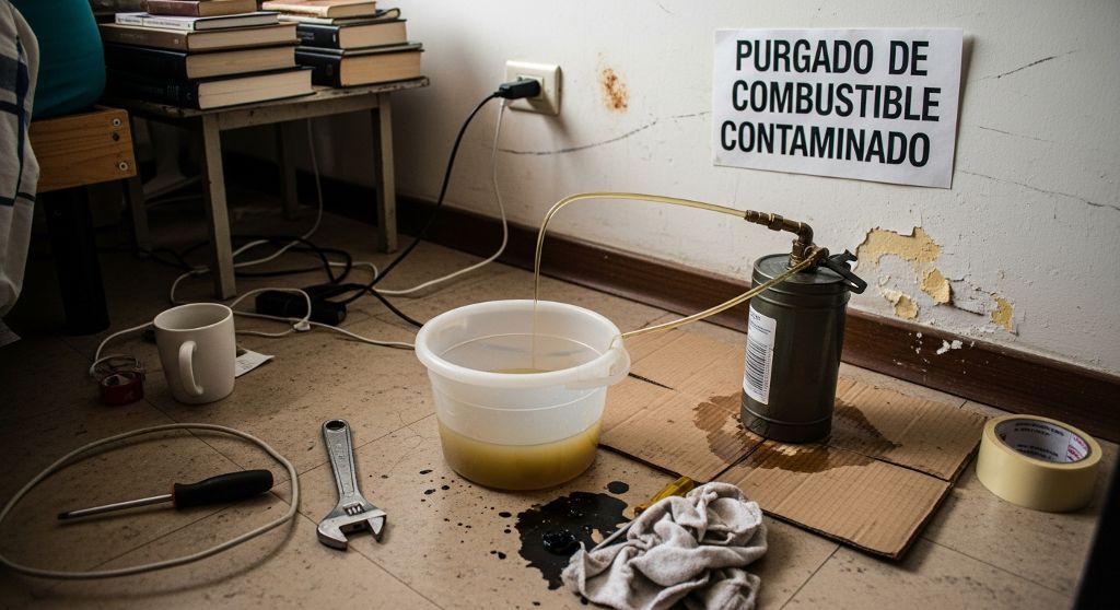 Drenaje Urgente de Combustible en Los Santos De La Humosa