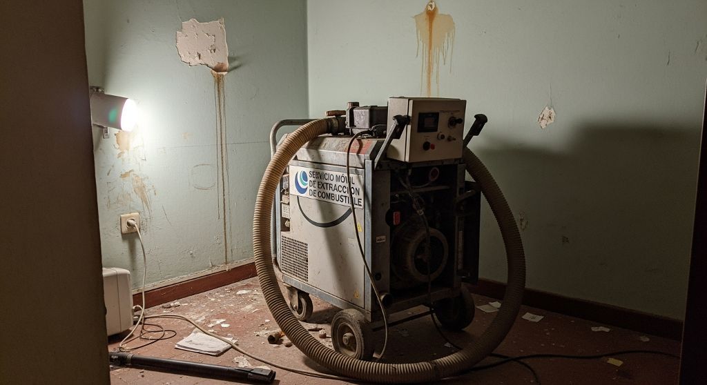 Vaciado de Tanque de Combustible in Situ en Embajadores